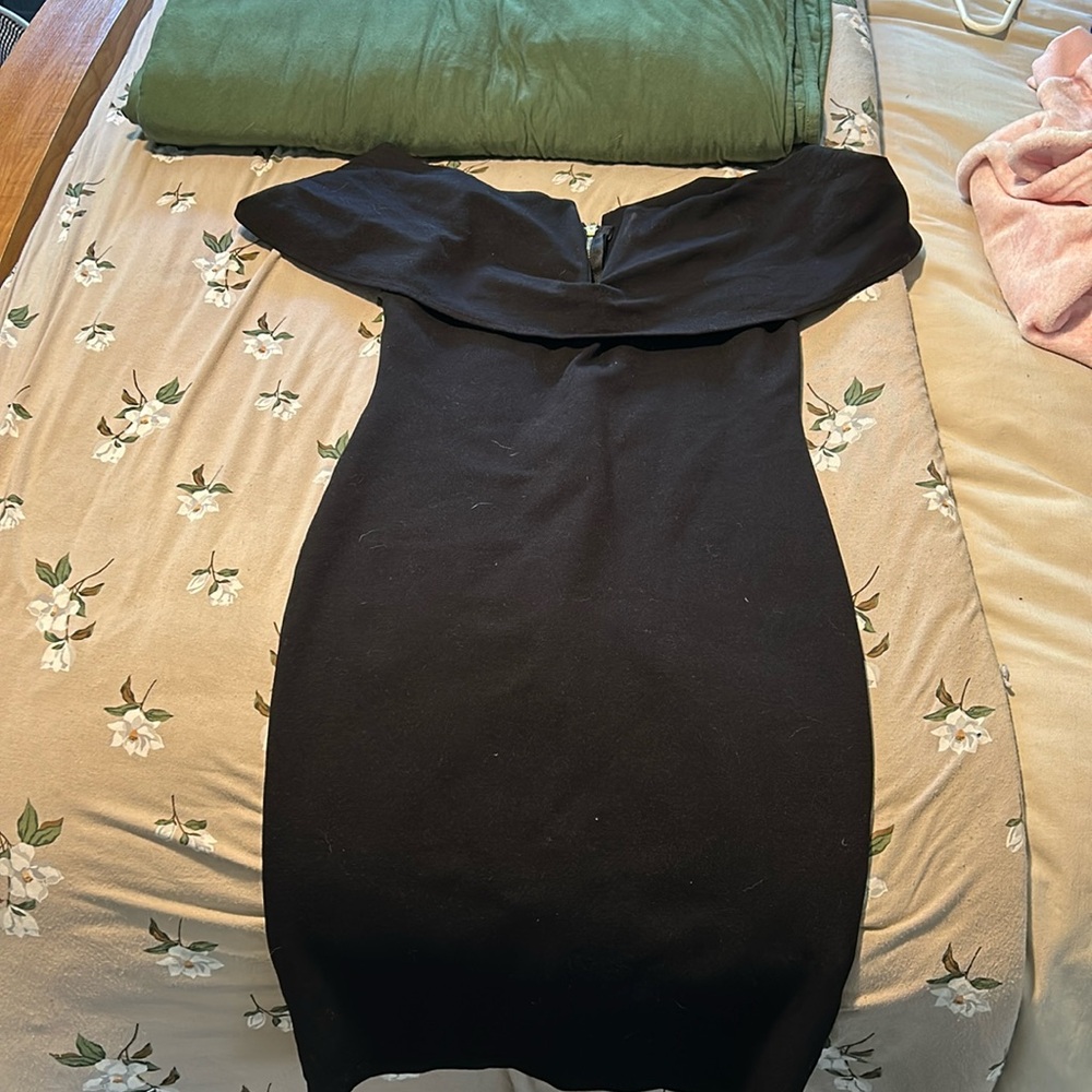 Black cocktail dress